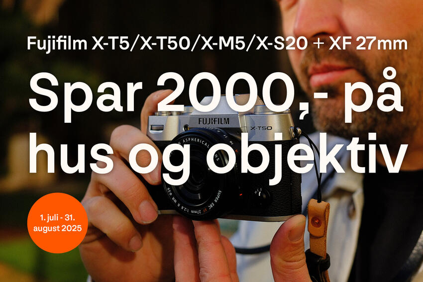 Spar 2000,- på Fujinon fastobjektiv